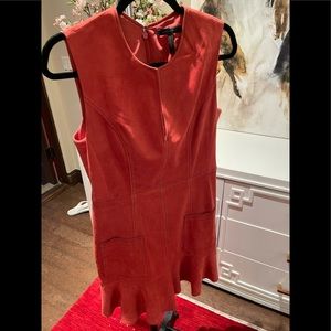 BCBG women’s suede dress